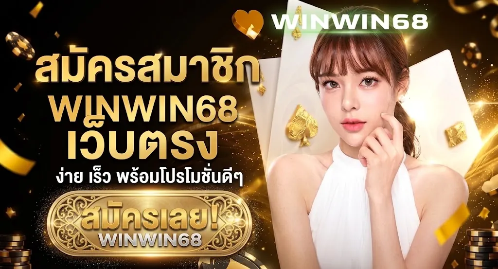 winwin68 สมัคร: เล่นง่าย ได้เงินจริง กับเว็บตรง อันดับ 1
